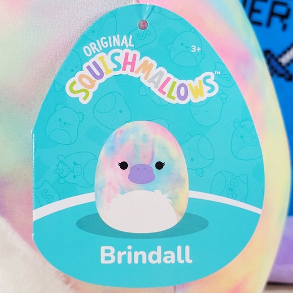 Squishmallow Brindall the Platypus 7" UltraSoft Stuffed Rainbow Kids Toy Plush - Picture 9 of 11